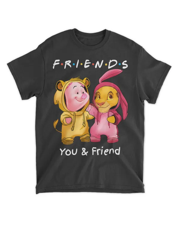 Pigglet and Simba Friends