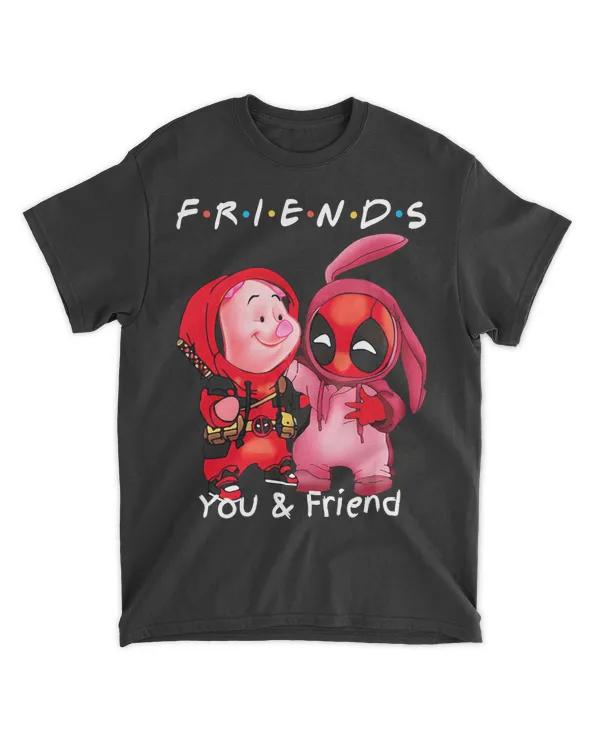 Piglet and Deadpool Friends
