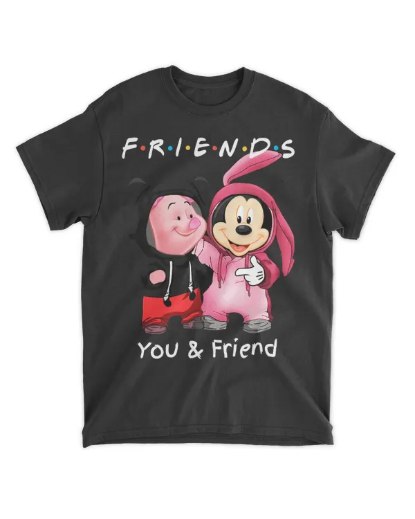 Piglet and Mickey Friends