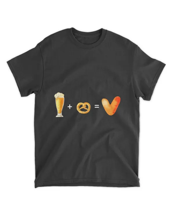 Beer Plus Pretzel  Equal Love