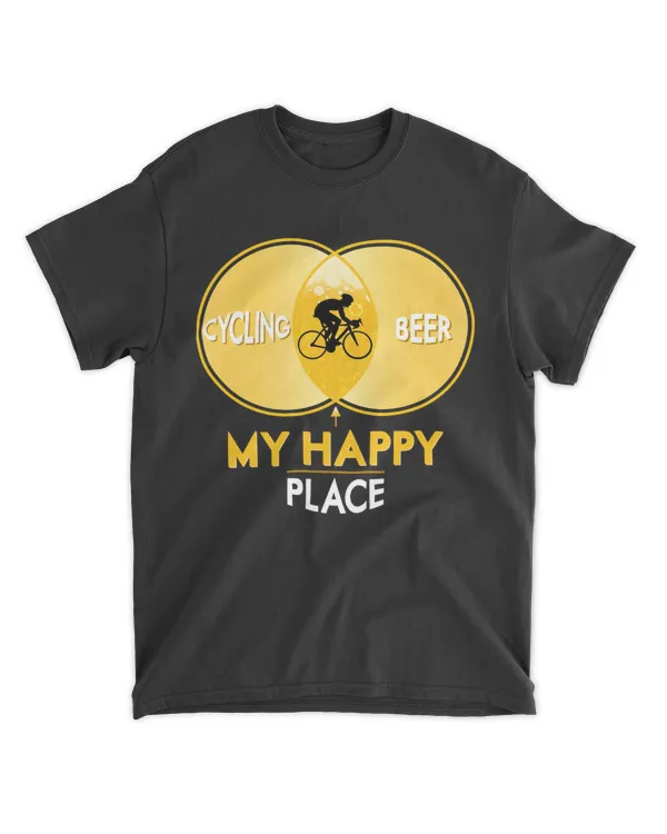 Cycling Beer My Happy Place