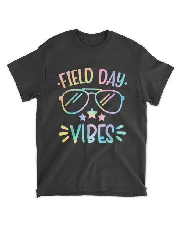 Field Day Vibes Tie Dye For Teacher Kids Field Day 2025