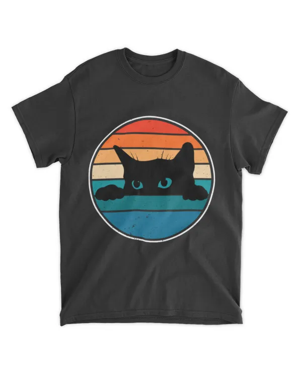 Retro Black Cat Lover Vintage Style