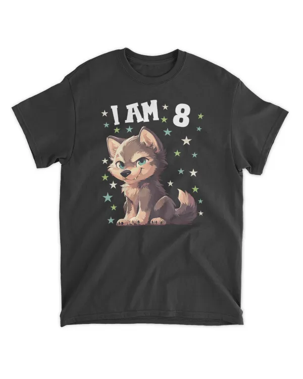 Personalized - Kids Years old birthday Wolves Boy Girl Wolf T-Shirt wlv