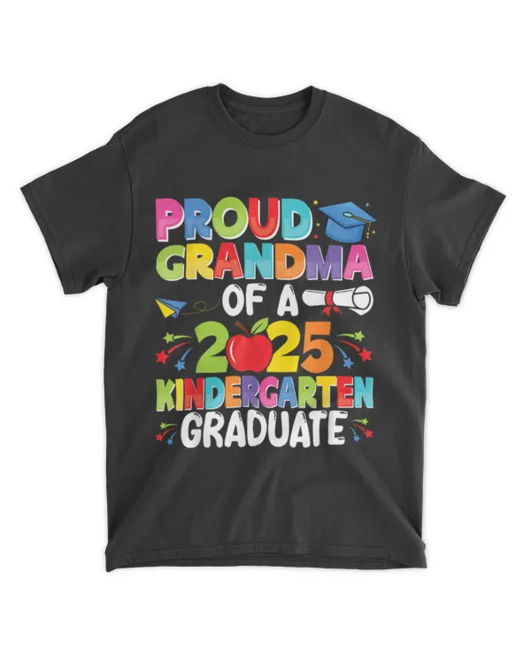 Proud Grandma Class of 2025 Kindergarten Graduate Graduation