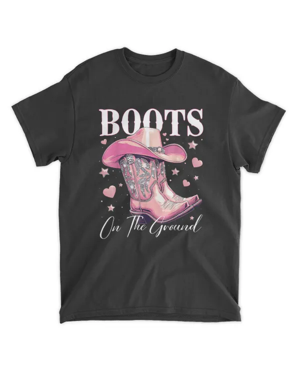 BOOTER ON THE GROUND COWBOY COWGIRL LINEDANCE T-SHIRT