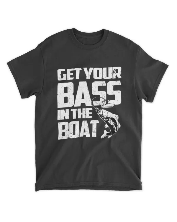Funny Fishing Shirt For Men Bass Fish Fisherman Boys Kids T-Shirt