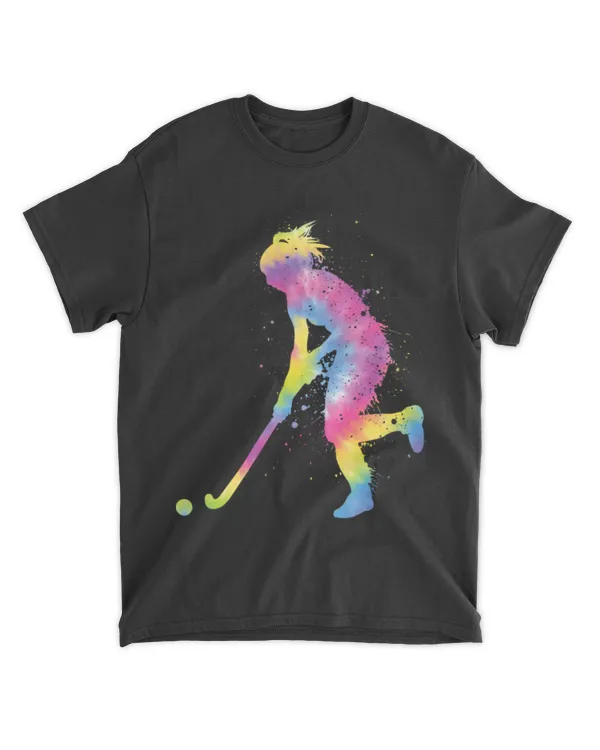 Field Hockey Player Essentials Girl Retro Field Hockey Coach