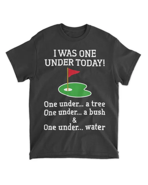 I was one under today
