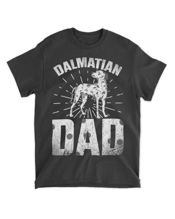 Mens Dalmatian Dad Dog Lover Pet Owner Fathers Day Dalmatian T-Shirt
