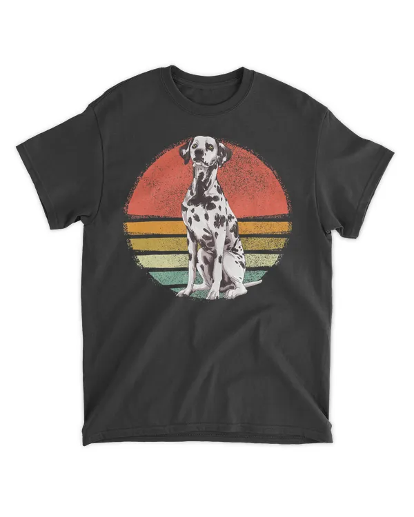 Vintage Dalmatian Dog Retro Dalmatian Lover Men Women T-Shirt