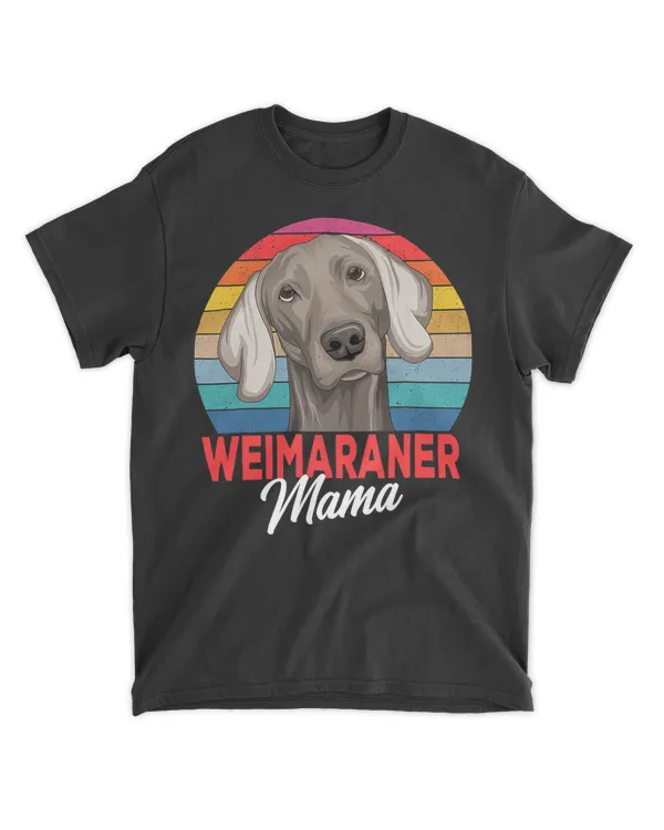 Weimaraner Mama Dog Mom Funny Women T-Shirt