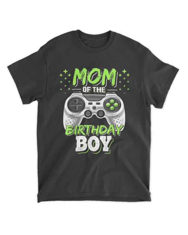 Mom of the Birthday Boy Matching Video Gamer Birthday Party T-Shirt