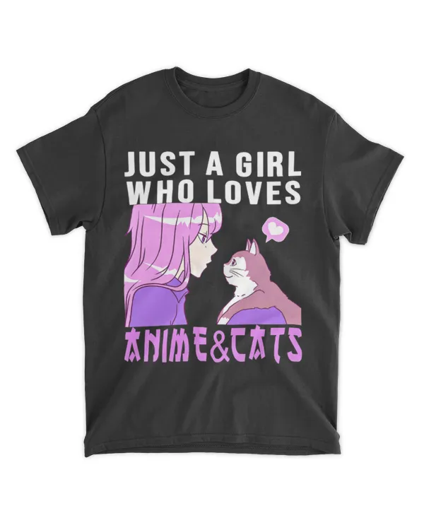 Just A Girl Who Loves Anime And Cats