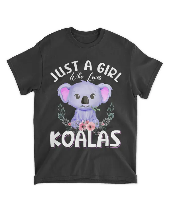Just A Girl Who Loves Koalas Funny Koala Bear Costume T-Shirt
