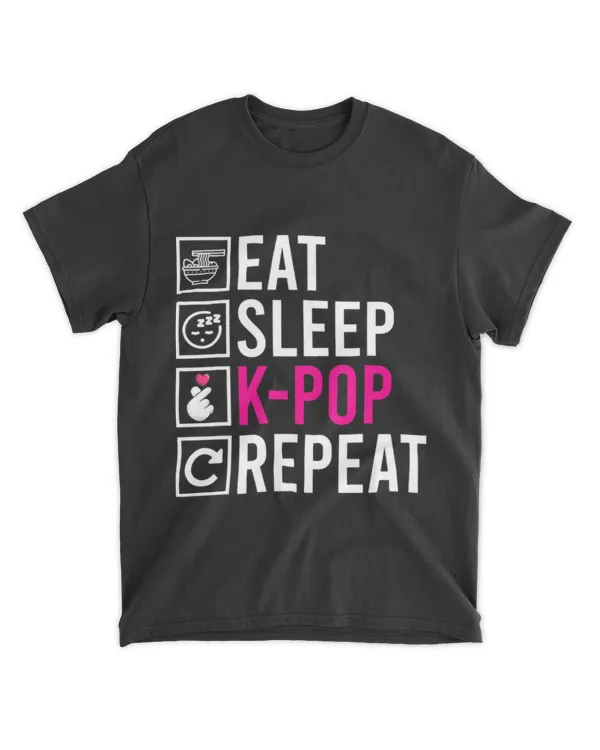 k -pop  eat sleep k-pop repeat korean k-pop fan