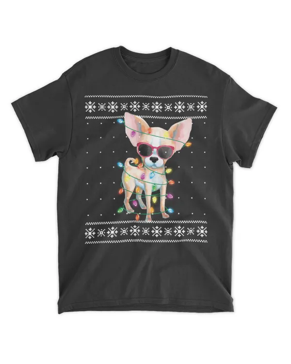 Chihuahua Dog Mom Women Christmas Ugly Sweater Sweatshirt