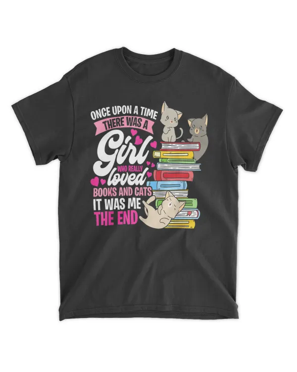 Once Upon A Time There Was A Girl Who Loved Books And Cats