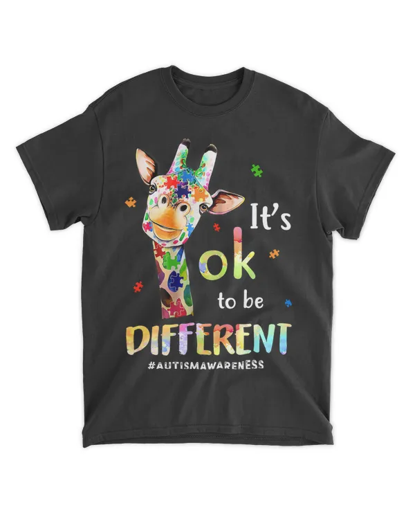 Autism Awareness Acceptance Women Kid Its Ok To Be Different T-Shirt