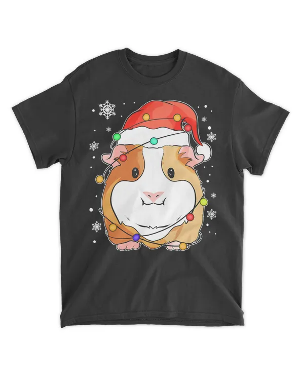Guinea Pig Christmas Hat T-Shirt - Unisex Standard T-Shirt Unisex Standard T-Shirt