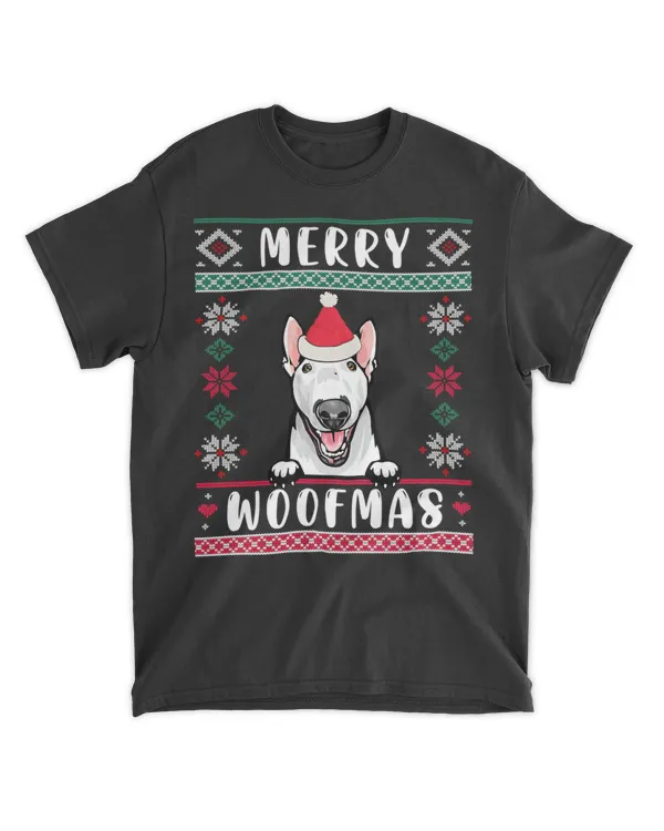 Bull Terrier Christmas Santa Ugly Sweater Dog Lover Xmas Sweatshirt