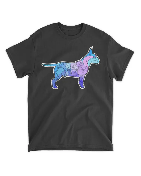 Bull Terrier T-Shirt - Watercolor Art Bully Tee