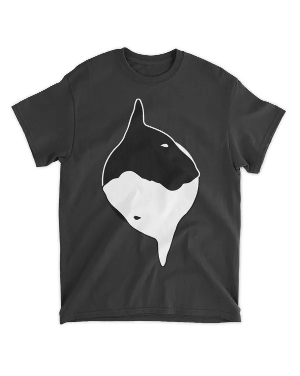 Cool Yin Yang Dog T-Shirt - Cute Bull Terrier Tee