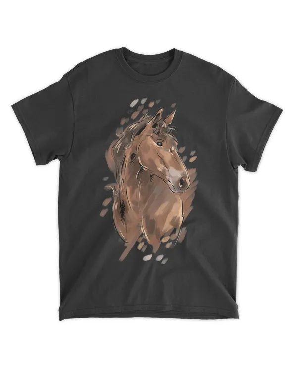 Horse Riding Graphic Women Horseback Horse Owner Equestrian T-Shirt