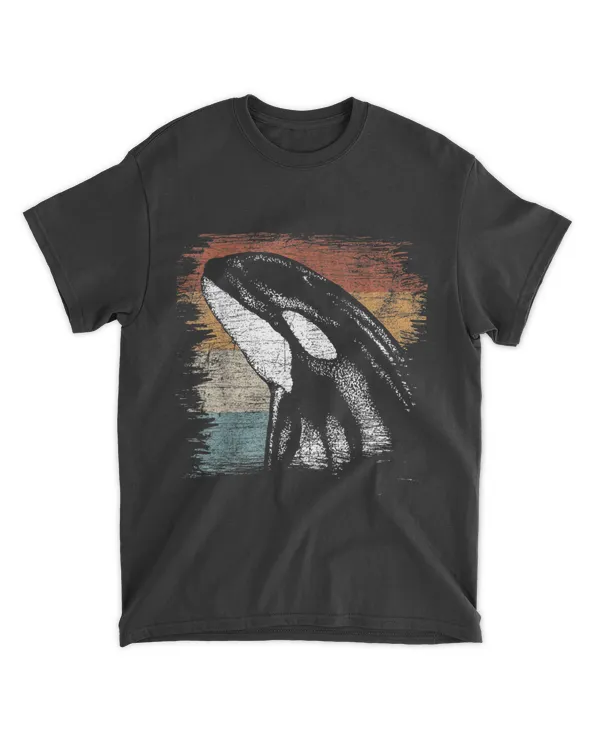 Retro Killer Whale T-shirt