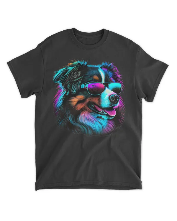 Australian Shepherd Dogs Australian Shepherds T-Shirt (1)