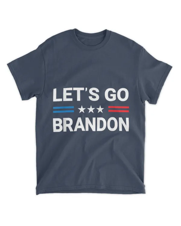 Let's Go Brandon Conservative US Flag T-Shirt