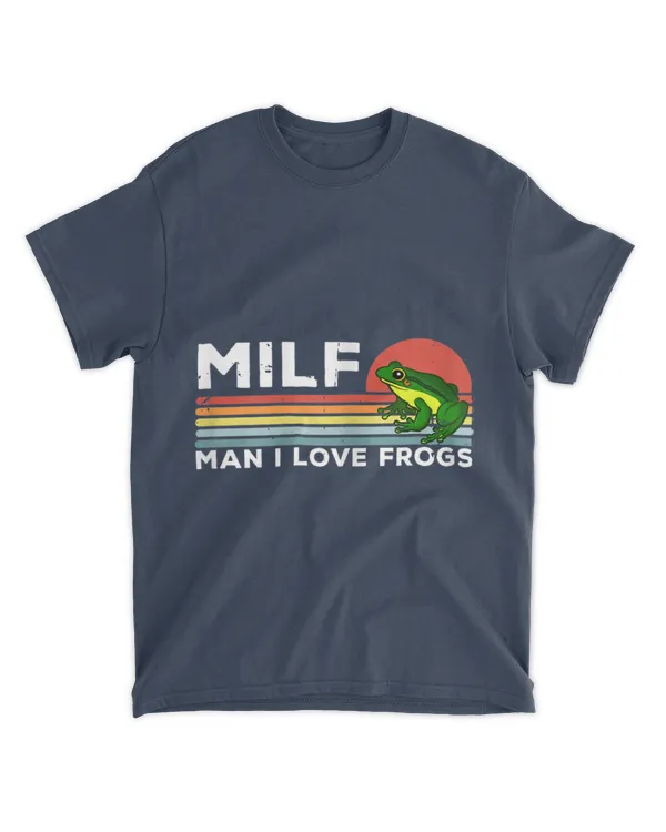 Man I Love Frogs T-Shirt funny vintage retro T-Shirt