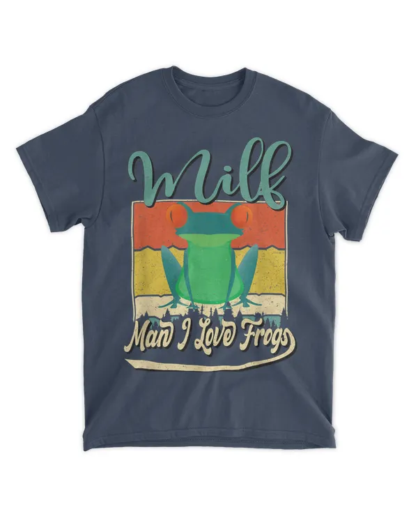 Mens Milf Man I Love Frogs T-Shirt