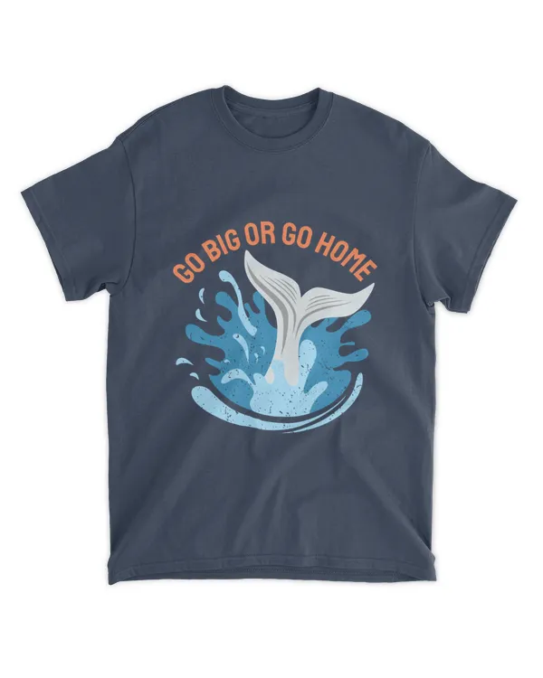Go Big or Go Home, Swimming T-Shirt, Swimming Tank Top, Swimming Shirt for Summer