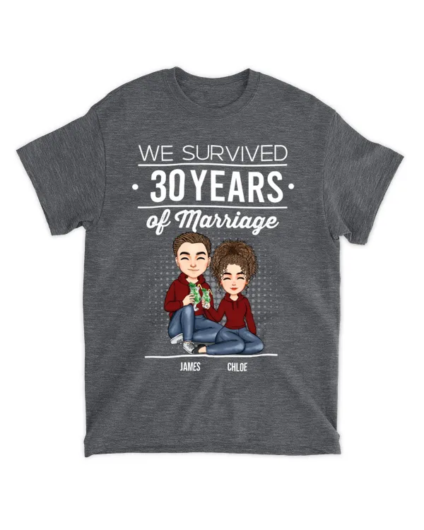 We Survived - Personalized Shirt, Gifts For Husband, Gifts Idea For Husband - Unisex Standard T-Shirt Unisex Standard T-Shirt