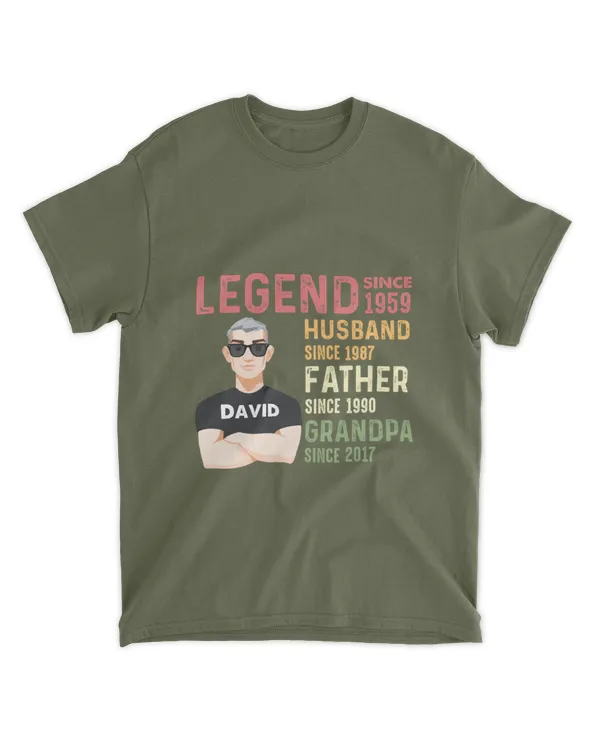 Legend Husband Daddy Grandpa Custom Title - Personalized Shirt, Gifts for Dad, Gift idea for Dad, Father's day gift