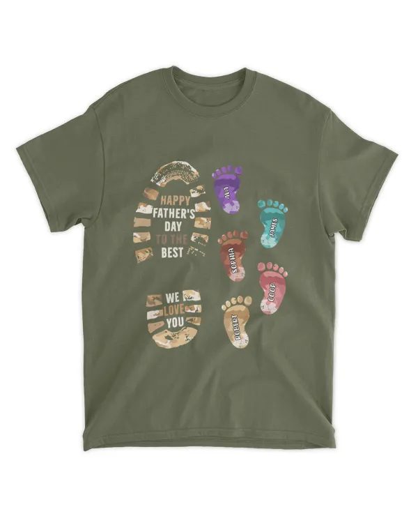 To The Best Dad - Personalized Shirt, Gift For Dad, Gift Idea For Dad, Father's Day Gift