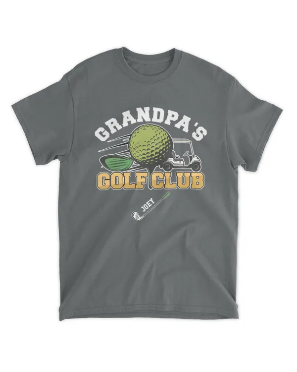 Grandpa's Golf Club Gift For Dad Father's Day Birthday Gift - Personalized Shirt - Gifts For Grandpa, Gifts Idea For Grandpa - Unisex Standard T-Shirt Unisex Standard T-Shirt