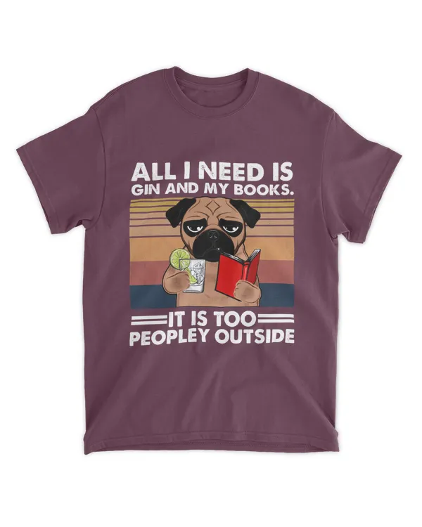 Miah1042_gin All I Need Is Gin And My Books It Is Too Peopley Outside