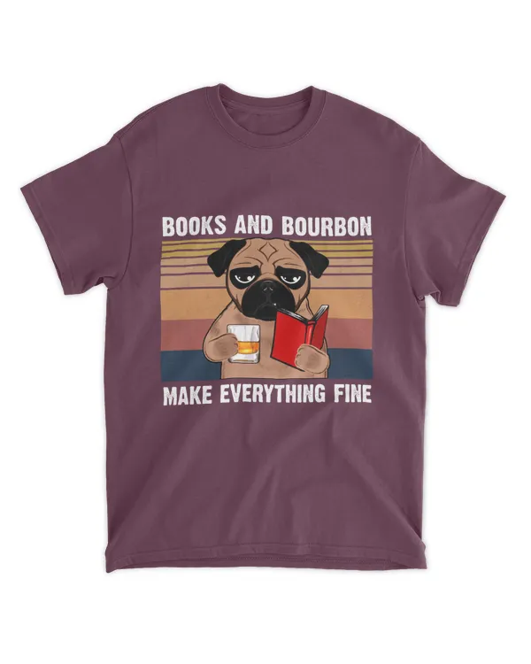 Miah1068_bourbon Books And Bourbon Make Everything Is Fine