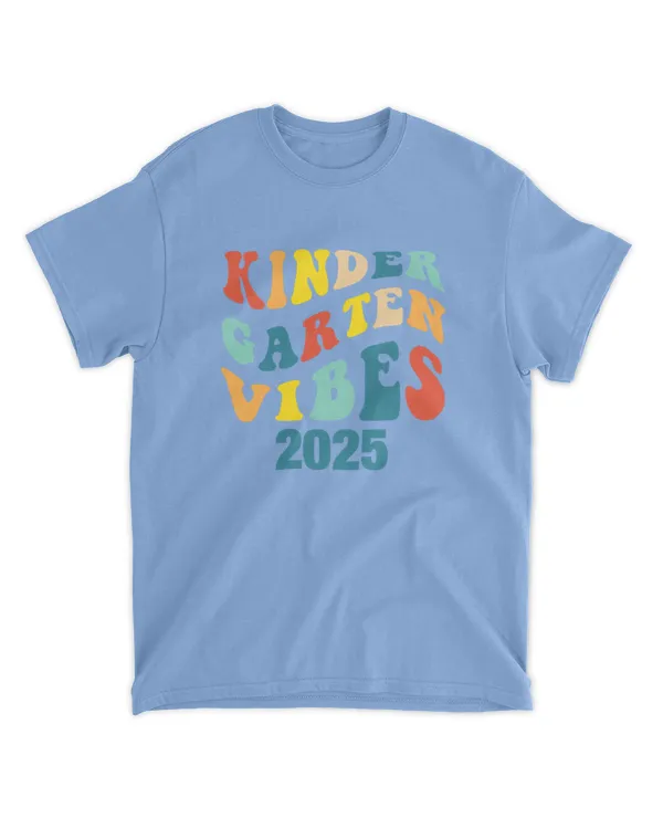 Kindergarten vibes back to school retro T-Shirt, Gifts For Back to School, Gifts Idea For Back to School