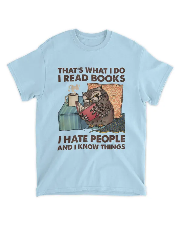 ETT483 I Read Books I Hate People And I Know Things