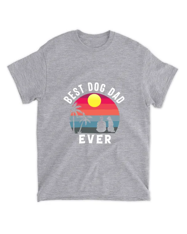 best dog Dad ever t-shirt-custom-design