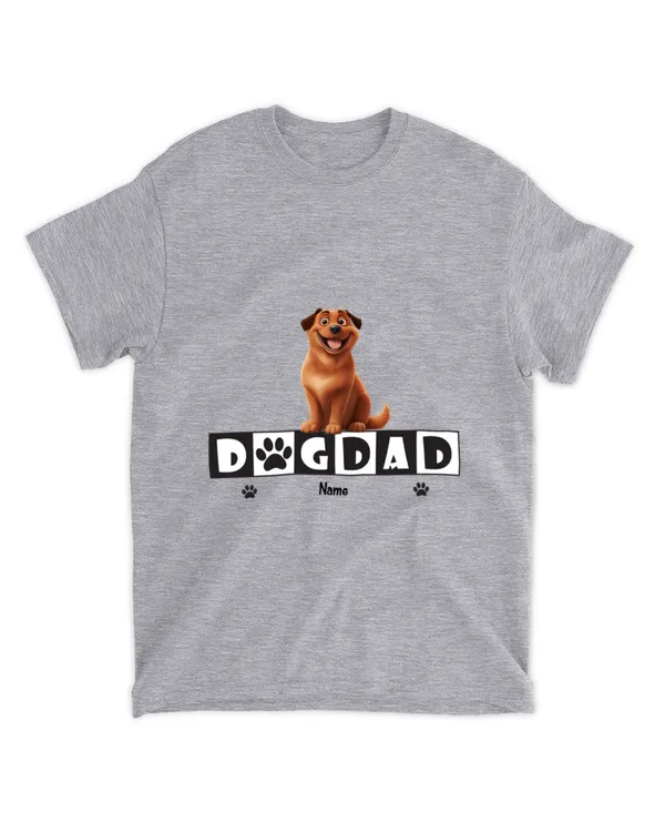 Dog Dad - Personalized Shirt, Gifts For Dog Lovers, Gifts Idea For Dog Lovers