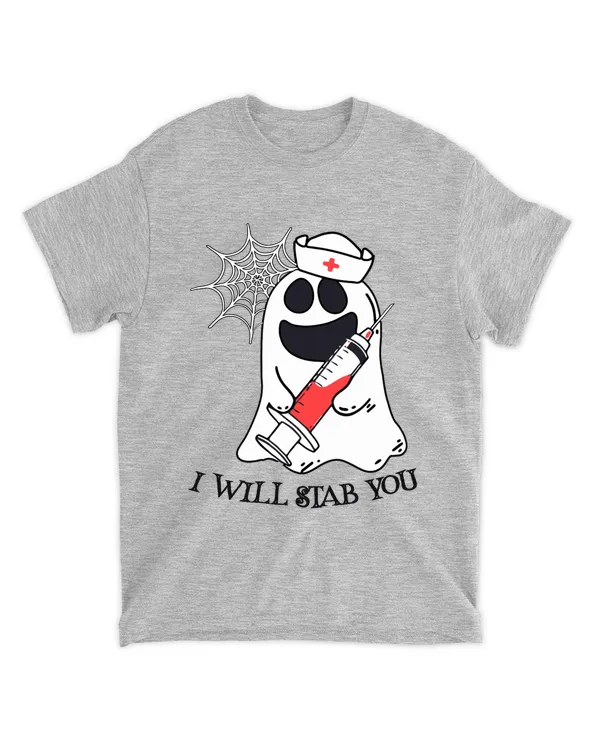 I Will Stab You Cute Ghost Syringe