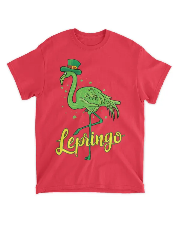 Leprechaun Hat Irish Flamingo as Lepringo St. Patricks Day - Unisex Standard T-Shirt Unisex Standard T-Shirt
