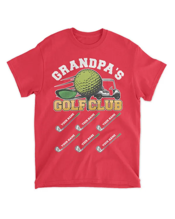 Grandpa's Golf Club Gift For Dad Father's Day Birthday Gift - Personalized Shirt, Gifts For Dad, Gifts Idea For Dad, Father's Day Gift