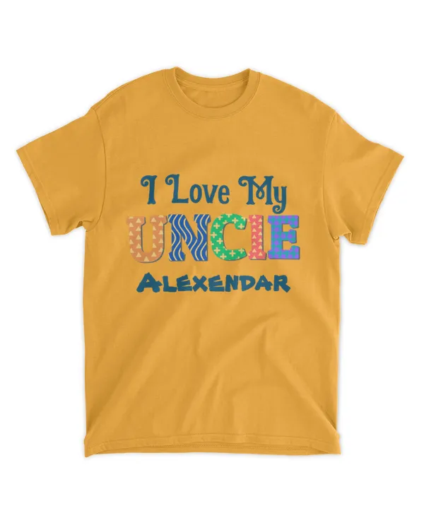 Custom I love my uncle Baby Bodysuit, Gifts for Uncle, Gift idea for Uncle