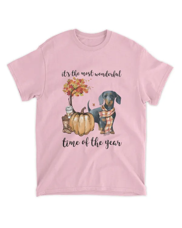 ETT2788  It's The Most Wonderful Time Of The Year Dachshund Dog Thanksgiving