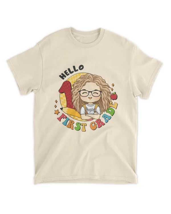 Hello Kindergarten - Personalized Custom Kid T-shirt - Gift For Kid, Back To School Gift, Gift For Back To School, Gift Idea For Back To School